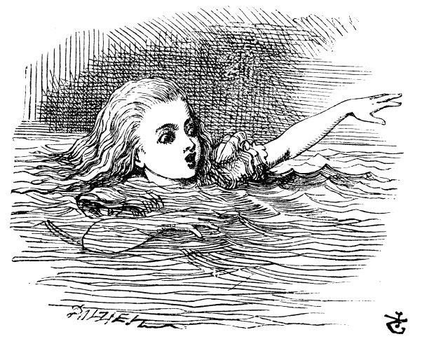 Alice Swimming